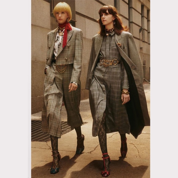 Zara plaid dress with tie, Campaign Collection - Picture 2 of 2